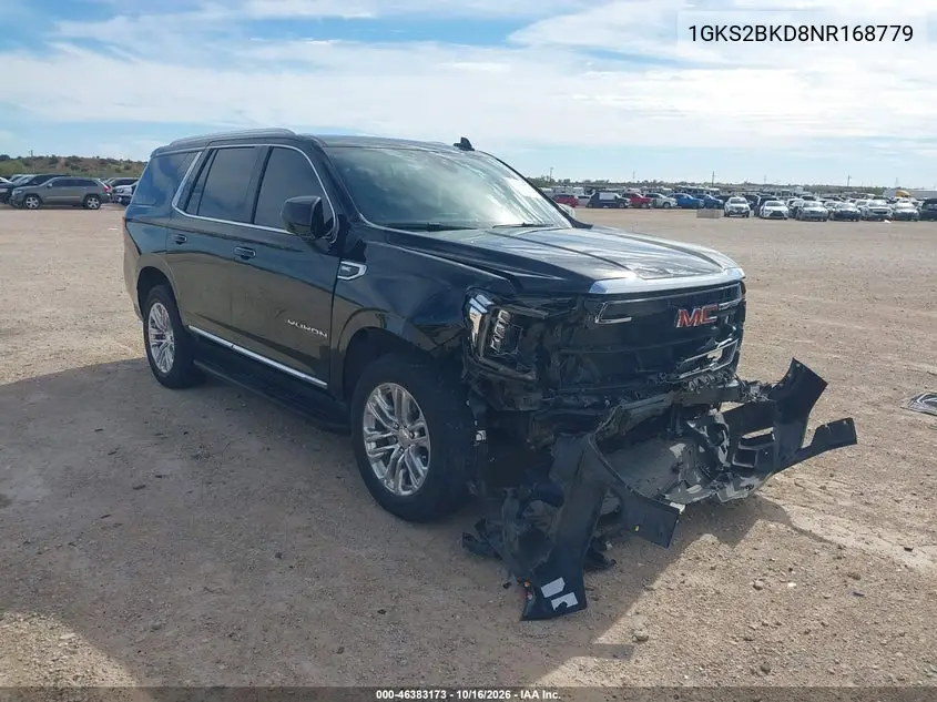 GMC YUKON 2022, VIN 1GKS2BKD8NR168779