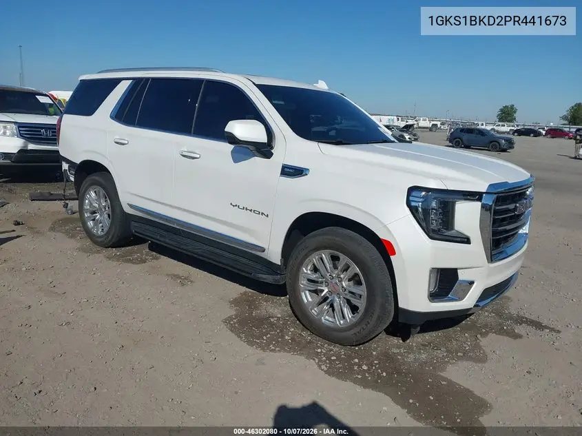 GMC YUKON 2023, VIN 1GKS1BKD2PR441673