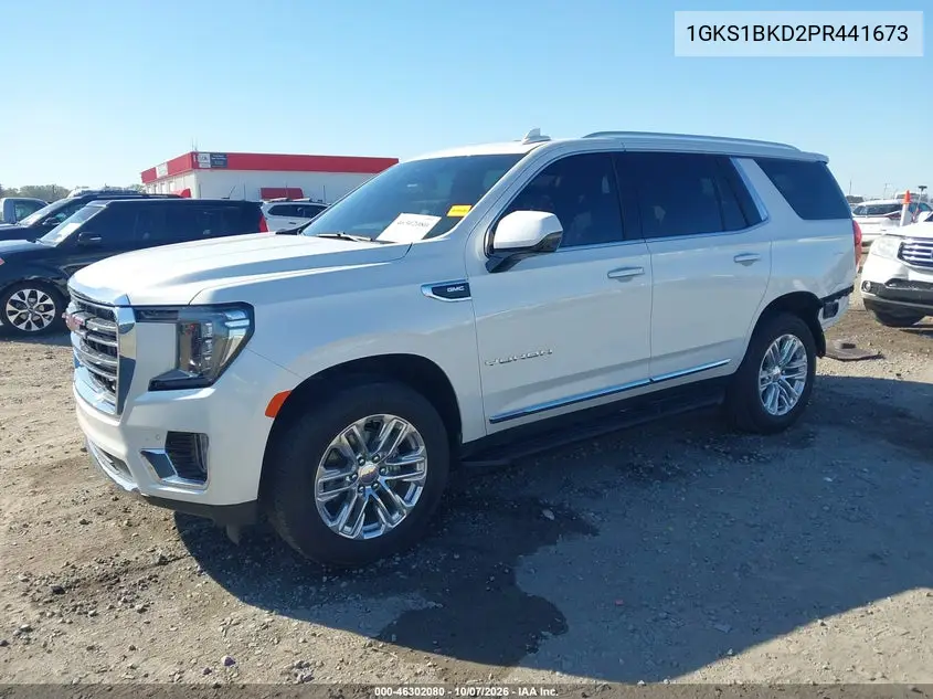 2023 GMC YUKON VIN 1GKS1BKD2PR441673 — фото 2