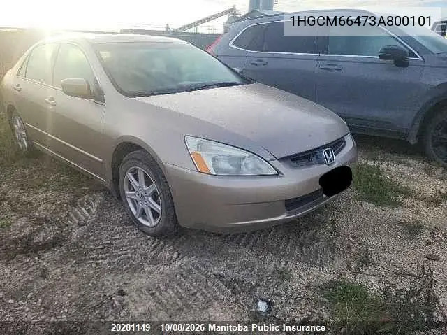 HONDA N/A 2003, VIN 1HGCM66473A800101