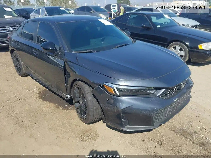 HONDA CIVIC 2025, VIN 2HGFE4F85SH338591
