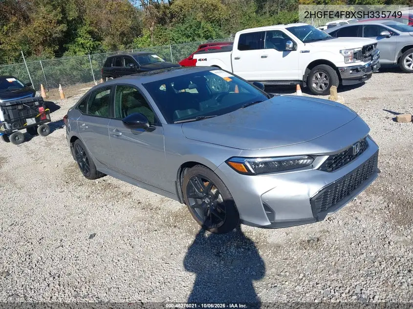 HONDA CIVIC 2025, VIN 2HGFE4F8XSH335749