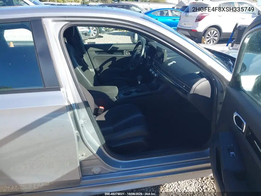 2025 HONDA CIVIC VIN 2HGFE4F8XSH335749 — фото 5