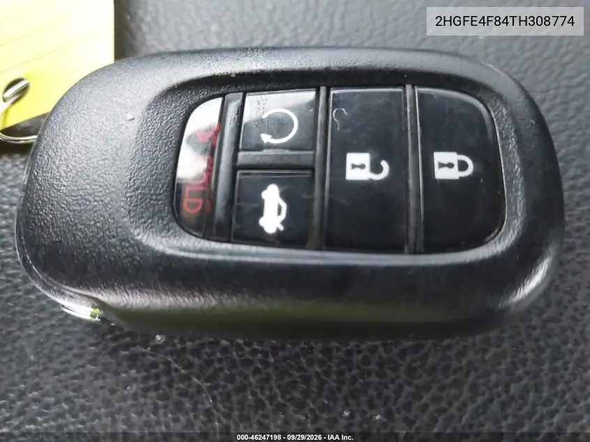 2026 HONDA CIVIC VIN 2HGFE4F84TH308774 — фото 11