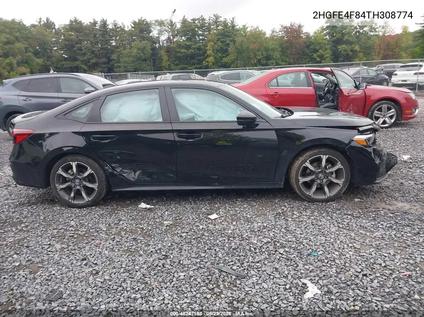 2026 HONDA CIVIC VIN 2HGFE4F84TH308774 — фото 13
