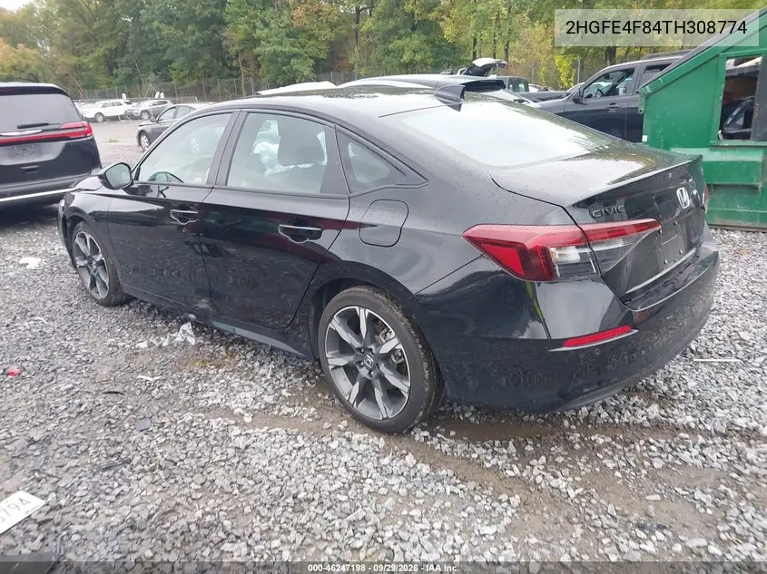 2026 HONDA CIVIC VIN 2HGFE4F84TH308774 — фото 3