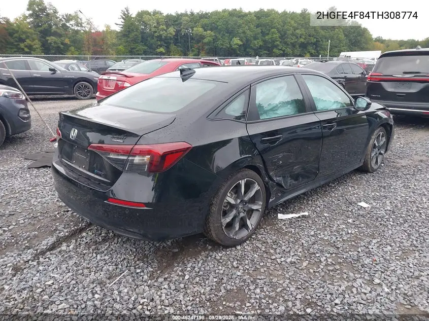 2026 HONDA CIVIC VIN 2HGFE4F84TH308774 — фото 4