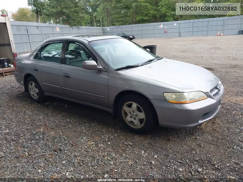 HONDA ACCORD 2000, VIN 1HGCG1658YA032882