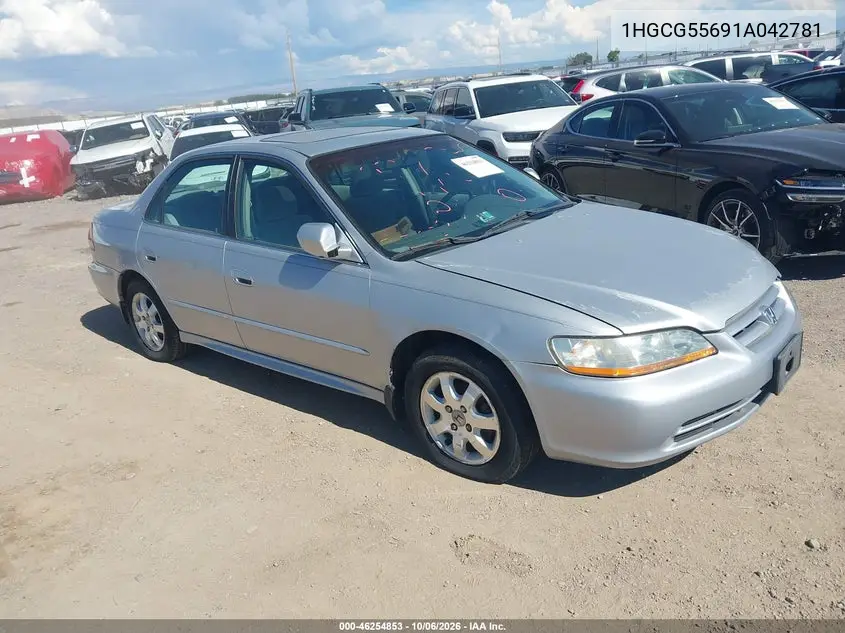 HONDA ACCORD 2001, VIN 1HGCG55691A042781