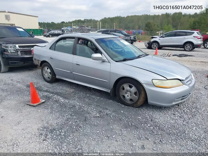 HONDA ACCORD 2001, VIN 1HGCG16501A047205