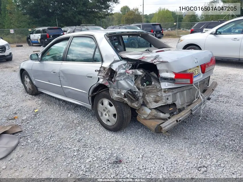 2001 HONDA ACCORD VIN 1HGCG16501A047205 — фото 3
