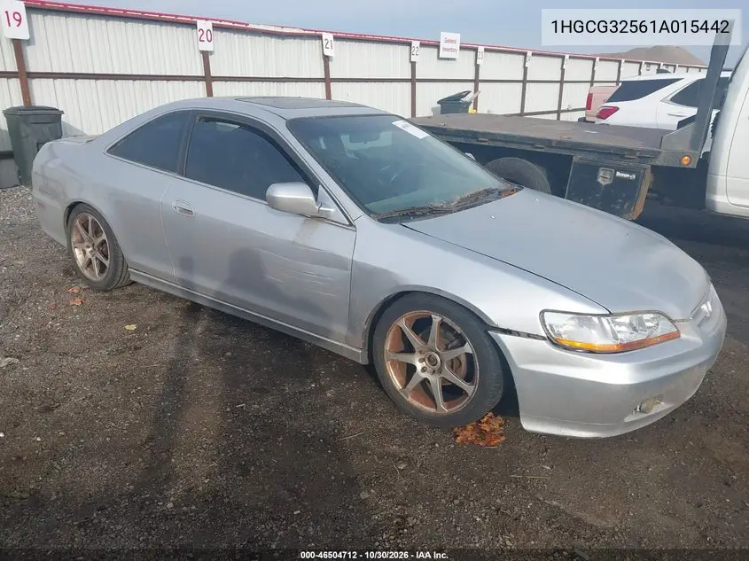HONDA ACCORD 2001, VIN 1HGCG32561A015442