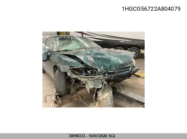 HONDA ACCORD 2002, VIN 1HGCG56722A804079