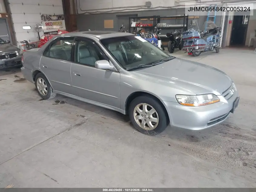 HONDA ACCORD 2002, VIN JHMCG66842C005324