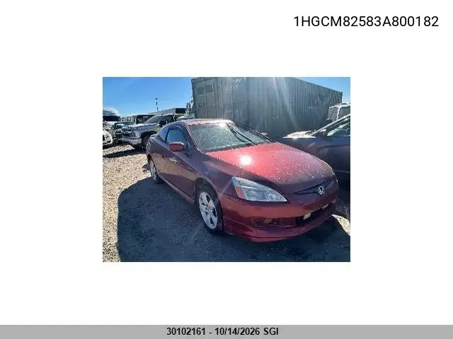 HONDA ACCORD 2003, VIN 1HGCM82583A800182