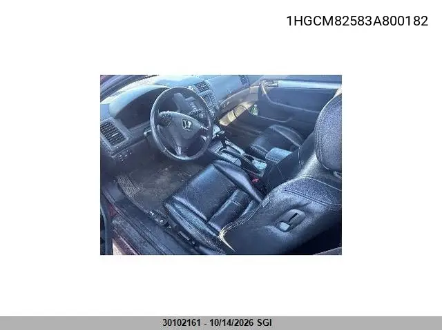 2003 HONDA ACCORD VIN 1HGCM82583A800182 — фото 5