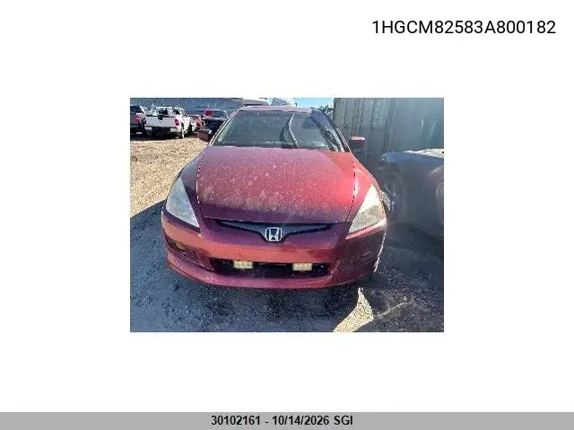 2003 HONDA ACCORD VIN 1HGCM82583A800182 — фото 6