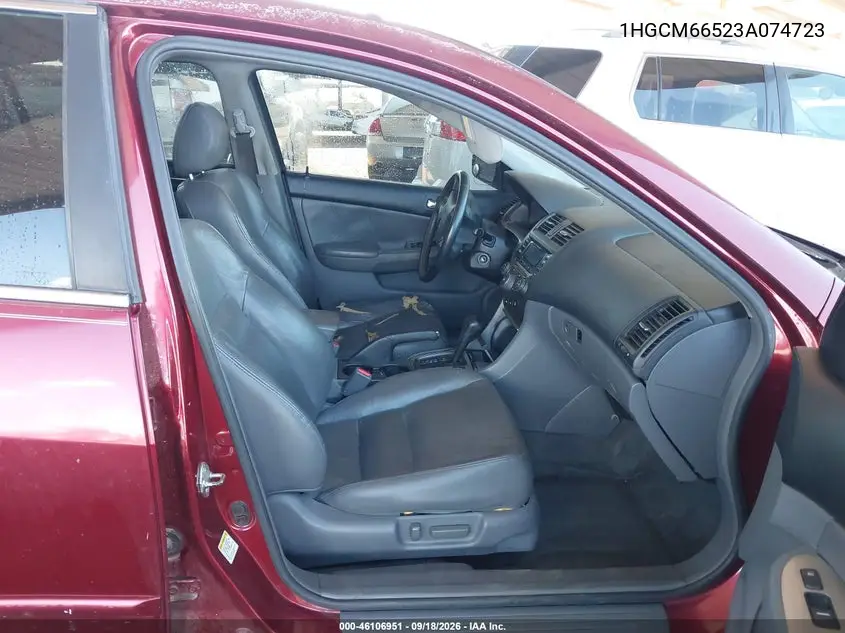 2003 HONDA ACCORD VIN 1HGCM66523A074723 — фото 5