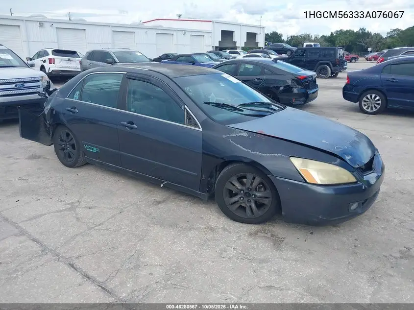 HONDA ACCORD 2003, VIN 1HGCM56333A076067