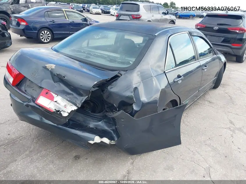 2003 HONDA ACCORD VIN 1HGCM56333A076067 — фото 4