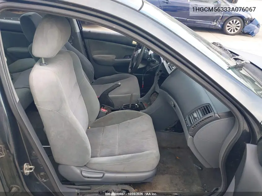 2003 HONDA ACCORD VIN 1HGCM56333A076067 — фото 5