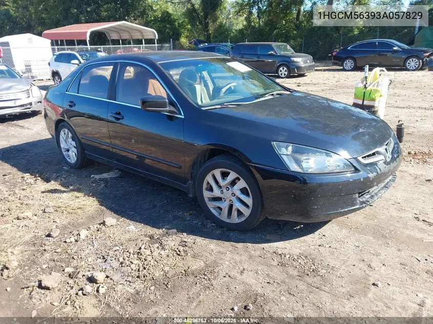HONDA ACCORD 2003, VIN 1HGCM56393A057829