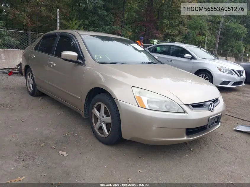 HONDA ACCORD 2003, VIN 1HGCM56653A051276