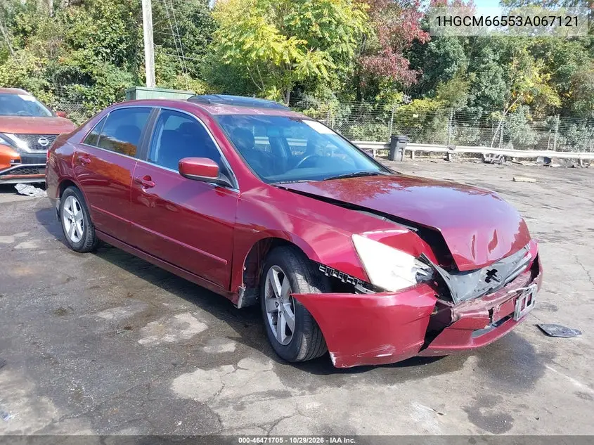 HONDA ACCORD 2003, VIN 1HGCM66553A067121