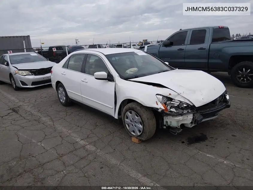 HONDA ACCORD 2003, VIN JHMCM56383C037329