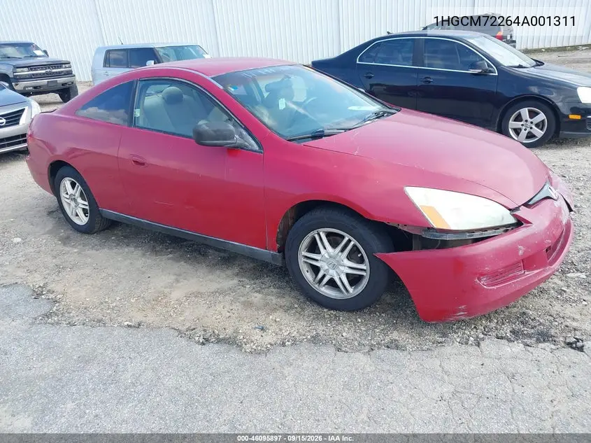 HONDA ACCORD 2004, VIN 1HGCM72264A001311