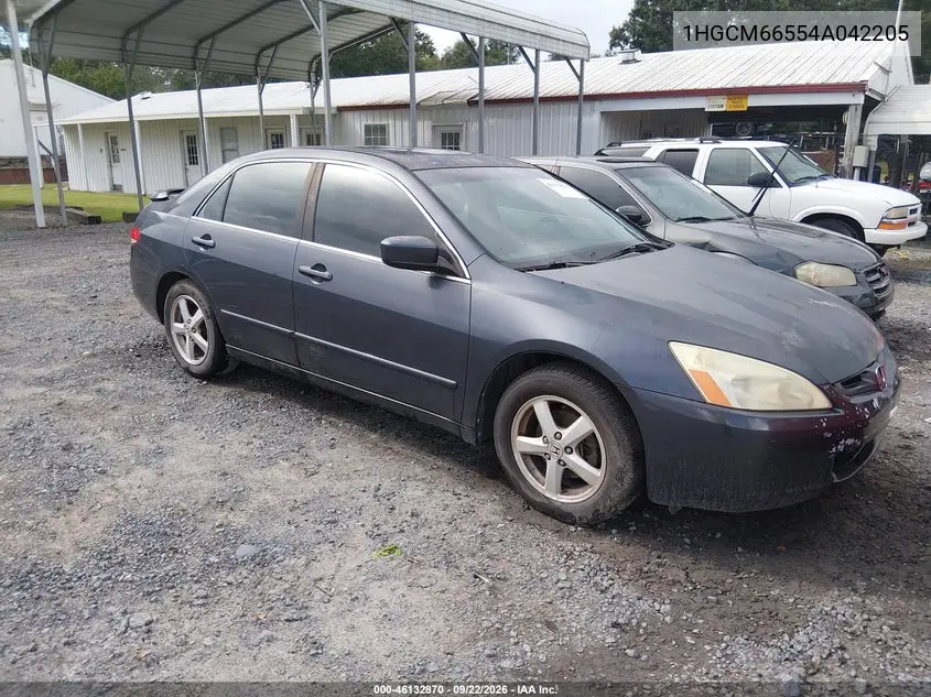HONDA ACCORD 2004, VIN 1HGCM66554A042205