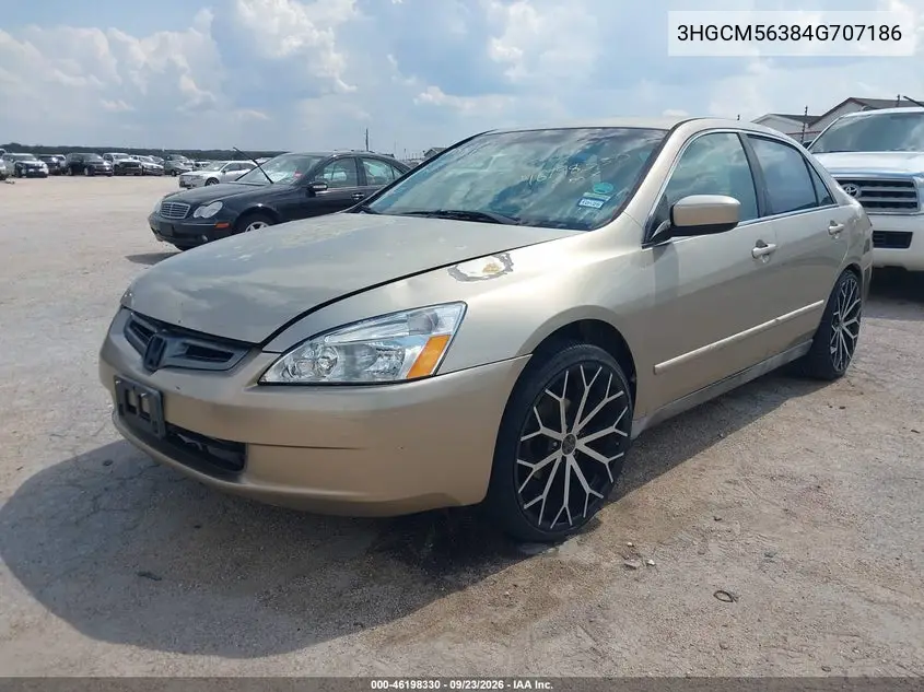 2004 HONDA ACCORD VIN 3HGCM56384G707186 — фото 2