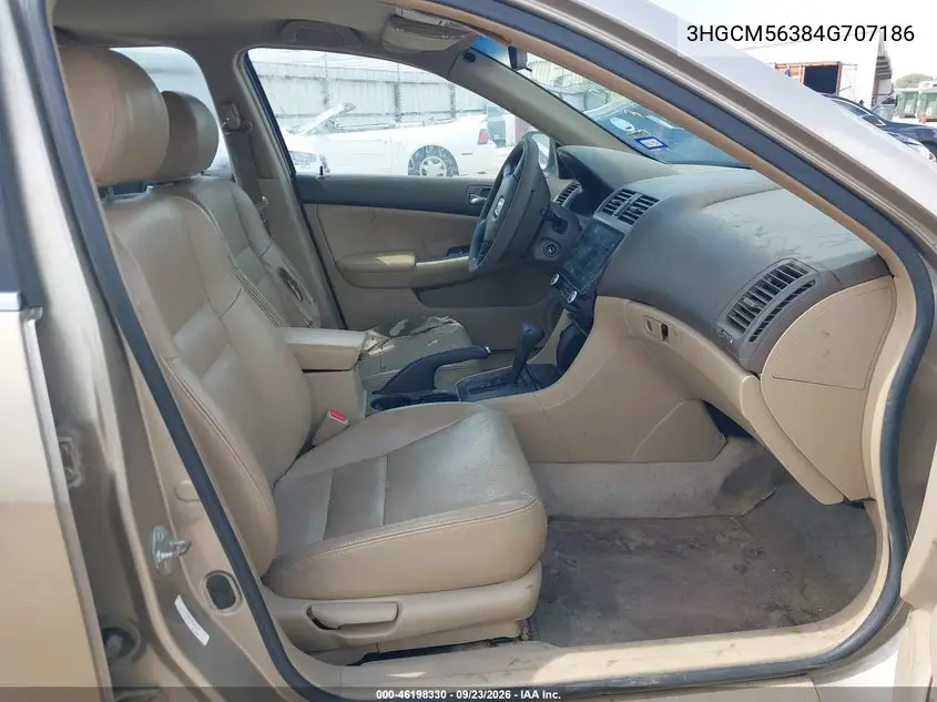 2004 HONDA ACCORD VIN 3HGCM56384G707186 — фото 5