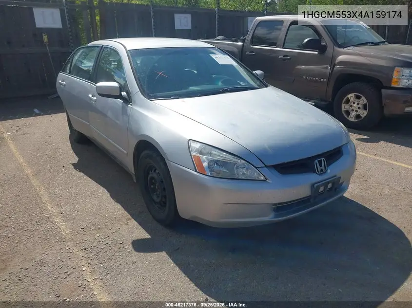 HONDA ACCORD 2004, VIN 1HGCM553X4A159174