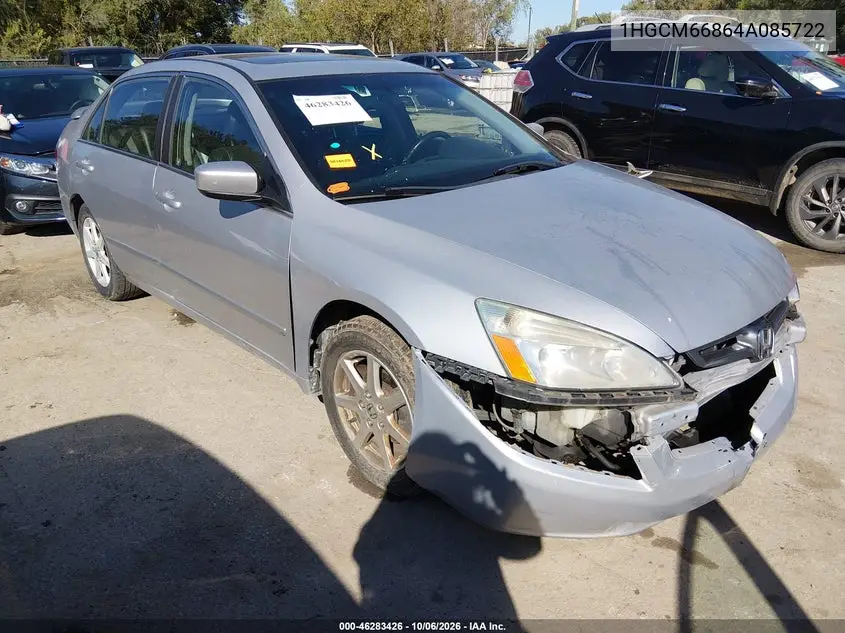 HONDA ACCORD 2004, VIN 1HGCM66864A085722