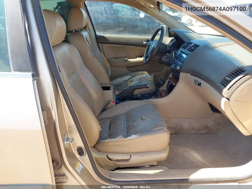 2004 HONDA ACCORD VIN 1HGCM56874A097100 — фото 5
