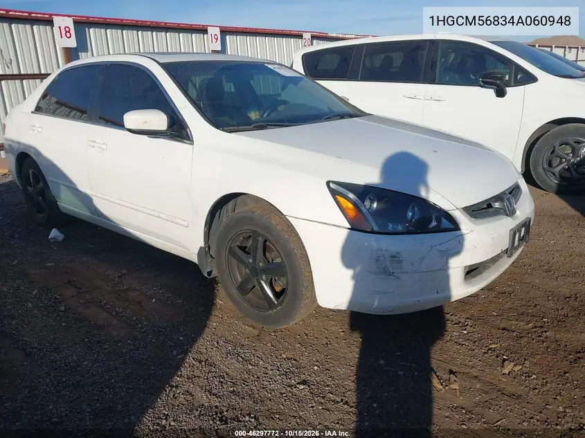 HONDA ACCORD 2004, VIN 1HGCM56834A060948