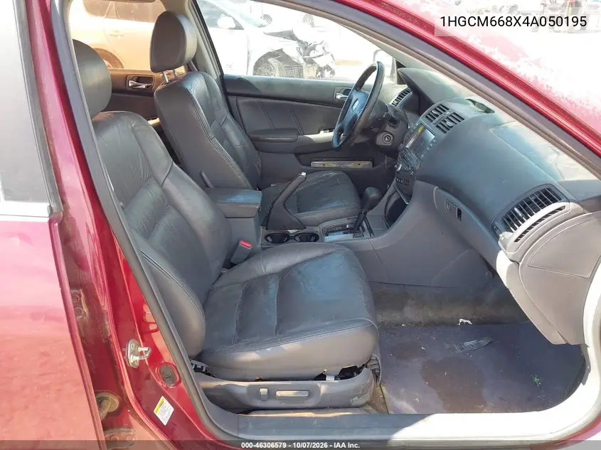 2004 HONDA ACCORD VIN 1HGCM668X4A050195 — фото 5