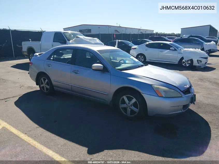 HONDA ACCORD 2004, VIN JHMCM568X4C010632