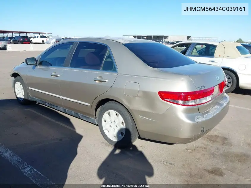 2004 HONDA ACCORD VIN JHMCM56434C039161 — фото 3
