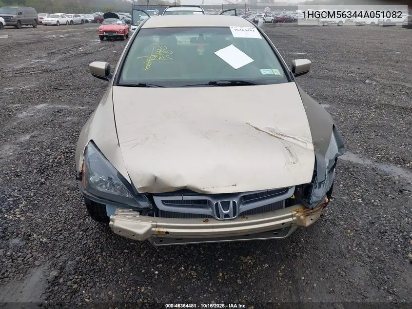 2004 HONDA ACCORD VIN 1HGCM56344A051082 — фото 12