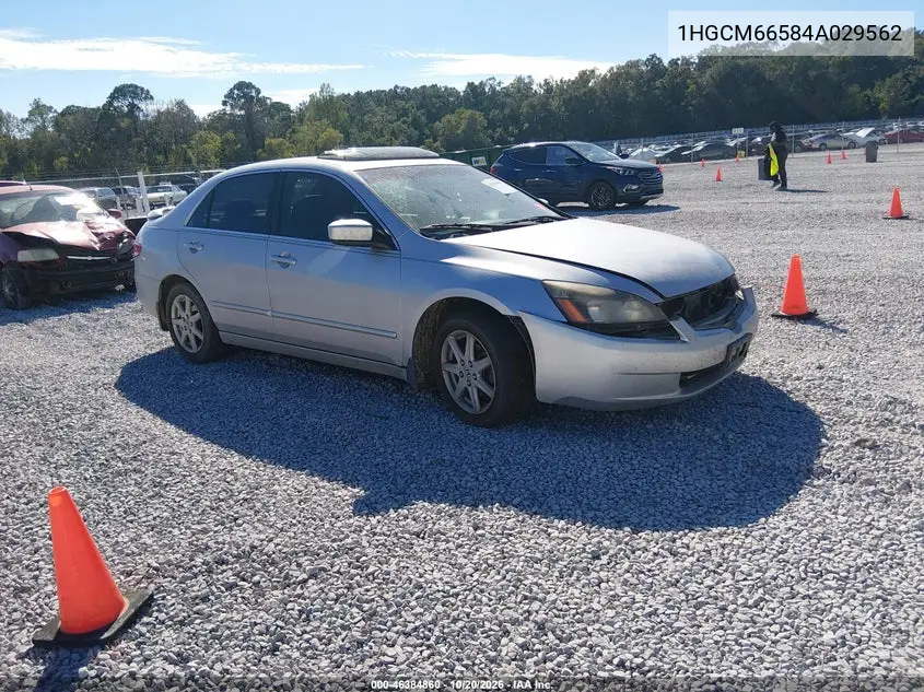 HONDA ACCORD 2004, VIN 1HGCM66584A029562