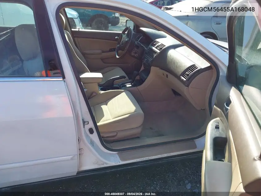2005 HONDA ACCORD VIN 1HGCM56455A168048 — фото 5