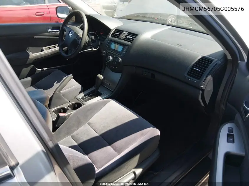 2005 HONDA ACCORD VIN JHMCM56705C005576 — фото 5