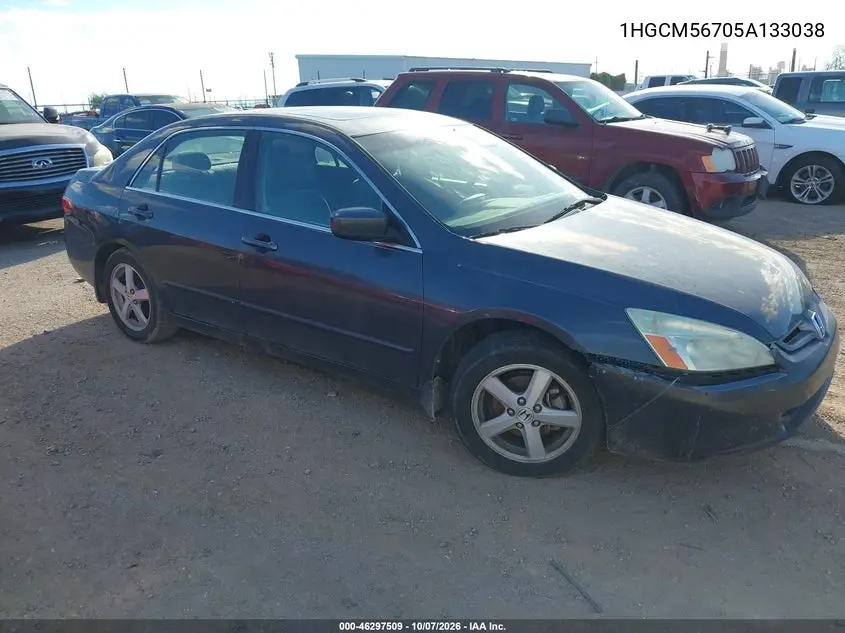 HONDA ACCORD 2005, VIN 1HGCM56705A133038