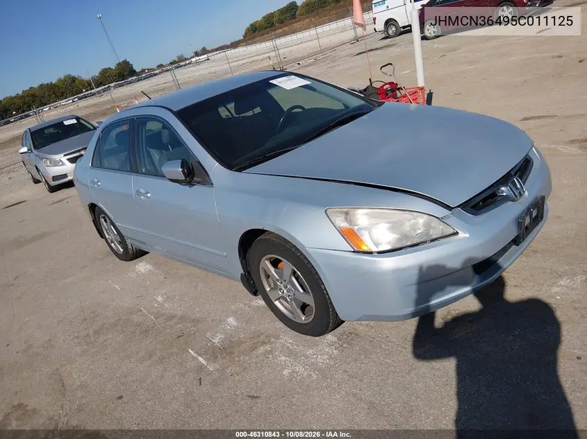 HONDA ACCORD 2005, VIN JHMCN36495C011125