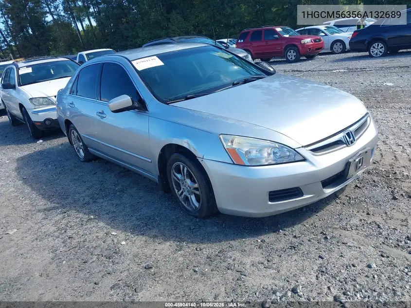 HONDA ACCORD 2006, VIN 1HGCM56356A132689