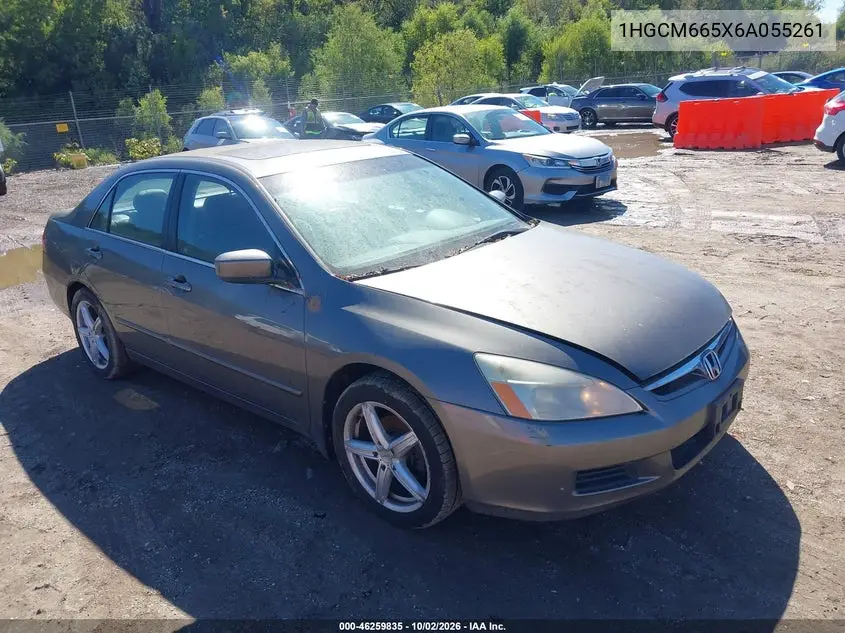 HONDA ACCORD 2006, VIN 1HGCM665X6A055261