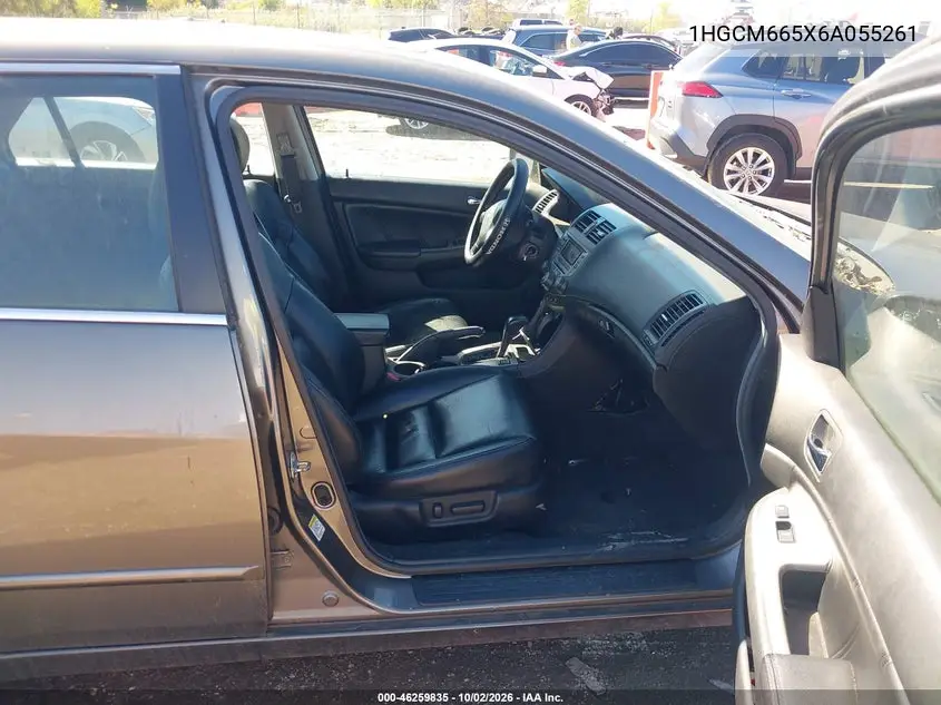 2006 HONDA ACCORD VIN 1HGCM665X6A055261 — фото 5