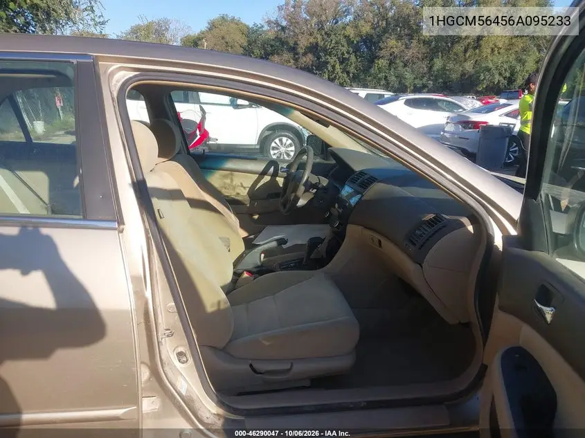 2006 HONDA ACCORD VIN 1HGCM56456A095233 — фото 5